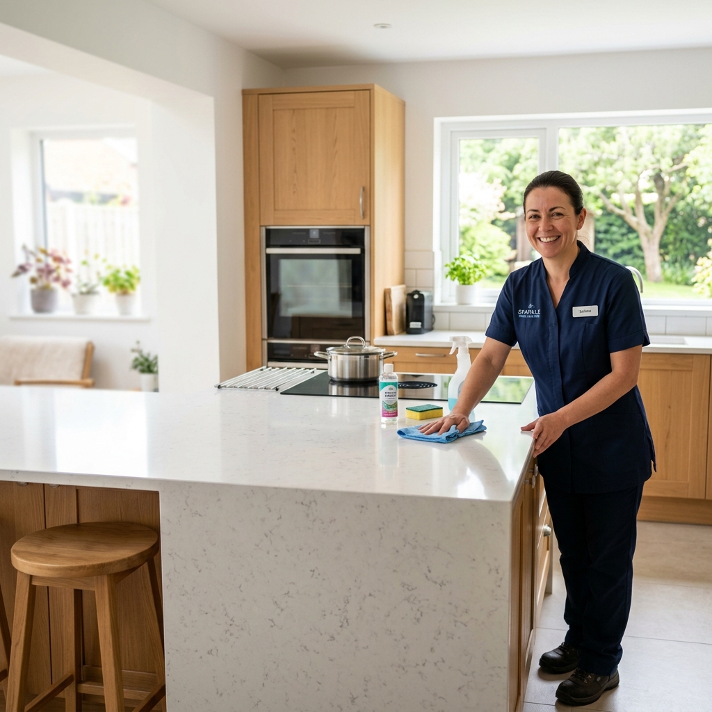 Professional cleaners from KC Cleaning LLC working